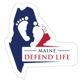 Maine  Defend Life Sticker Pro-Life Sticker