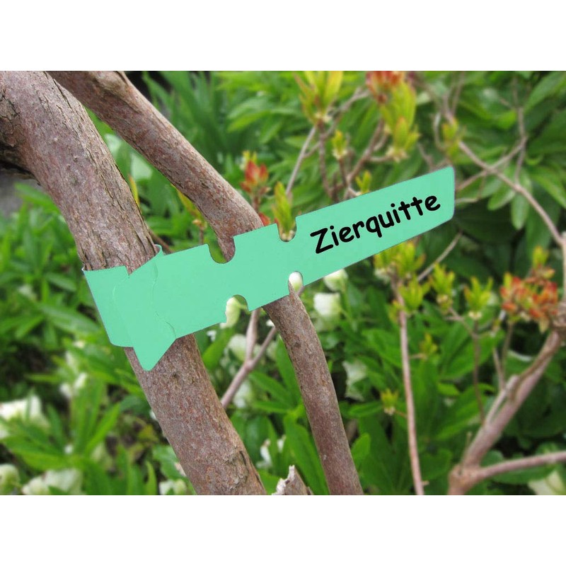 HomeTools.eu® 100 Labels for Plants Weatherproof Plastic 21 x 2
