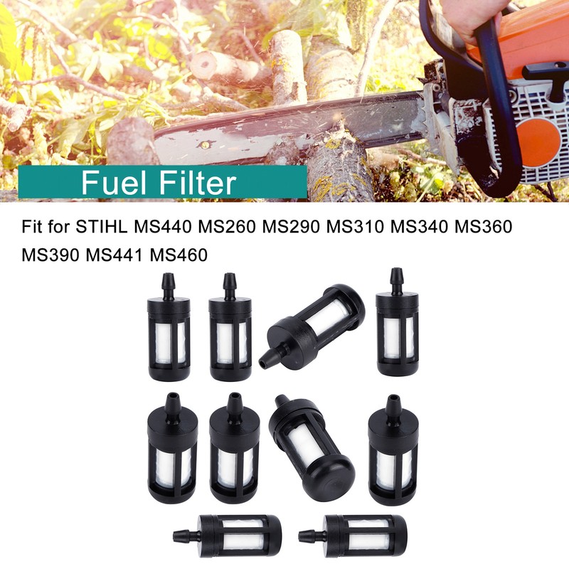 10PCS Fuel Filter Fit for STIHL MS440 MS260 MS290 MS310