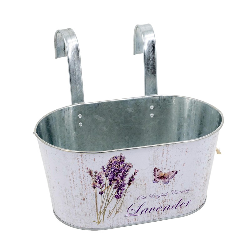 DARO DEKO Metal Hanging Pot with 2 Handles - 23