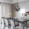 ANYONGLU 3 Light Chandelier Plug in Pendant Hanging Light Globe