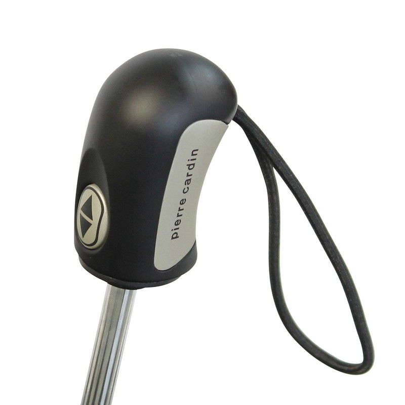 Pierre Cardin Sunflower Women's Automatic Pocket Umbrella, black-white, Pocket umbrella