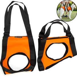 Umora Nursing Harness Walking Aid for Dogs Adjustable (Orange M)