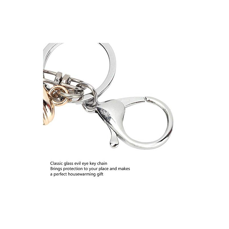 Hztyyier Turkish Eye Keyring, Nazar Boncuk Key Ring, Evil Eye