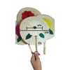 13” Hand Fans by Jacq & Jürgen 4 Pack Handmade