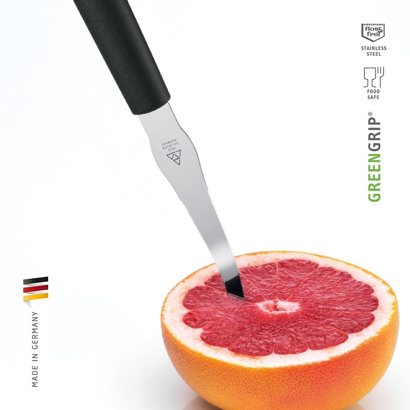 triangle Grapefruit Knife - 4” Micro-Serrated Stainless Steel Blade -