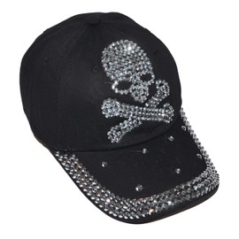 Popfizzy Skull Hats for Women, Skull Cap Women, Skull Baseball Cap, Skull Accessories Women, Skull Clothes Women, Skull Gifts
