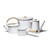 Kaico K-004 Enamel Milk Pan, Small, 5.1 inches (13 cm),