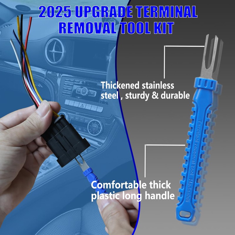 XLWJBES Upgrade Terminal Removal Tool Kit – 31Pcs Electrical Pin