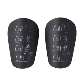 Football Shin Pads, Dark Grey, 10 x 6 cm, Extra Mini Shin Pads for Children, Teenagers and Adults, Futsal, Training, Indoor Sports and Competition