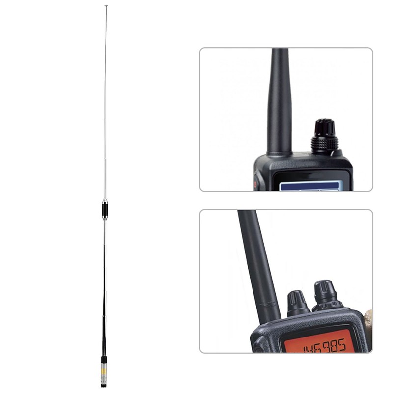 RH770 144/430MHz Dual Band BNC Antenna Extendable Antenna for Walkie