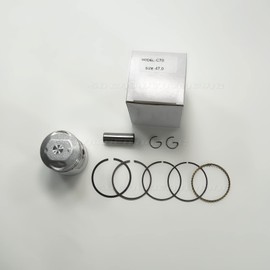 47mm Standard Bore Piston Kit Compatible with Vintage Honda C70 CT70 CL70 SL70 XL70 ATC70 [4448A26]