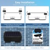 WEILAILIFE Solar Powered Deck Lights for Sign, Outdoor Solar LED