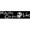Marine Corps Life Vinyl Transfer Decal with Eagle Globe and