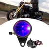 Motorcycle Instrument Digital Display Tachometer Speedometer Odometer Black