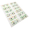 SAFIGLE St Patricks Day Face Stickers 12 Sheets Temporary for