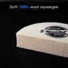 NEWISHTOOL 3 PCS Wool Felt Squeegee Window Tint Tools, 1