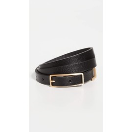 rag & bone Women's Baby Rebound Belt, Black, M