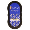 FeetPeople Professional Shine Sponge, Brown, 3 Pack