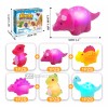Zcgoingtech 6pzs Juguetes De Baño Bebe Dinosaurios Iluminados Con Sensor
