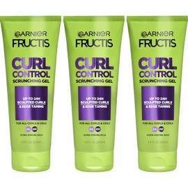 Garnier Hair Care Fructis Style Curl Scrunch Controlling Gel for Curly Hair, 3 Count
