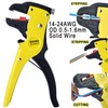 DOWELL Wire Stripping Tool Wire Stripper Cutter 14-24AWG for Flat