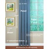 Today's Curtain Emelia Original Voile Panel 84", Wedge Blue, 60"