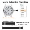WOCCI 22mm Braided Nylon Watch Band for Men and Women,