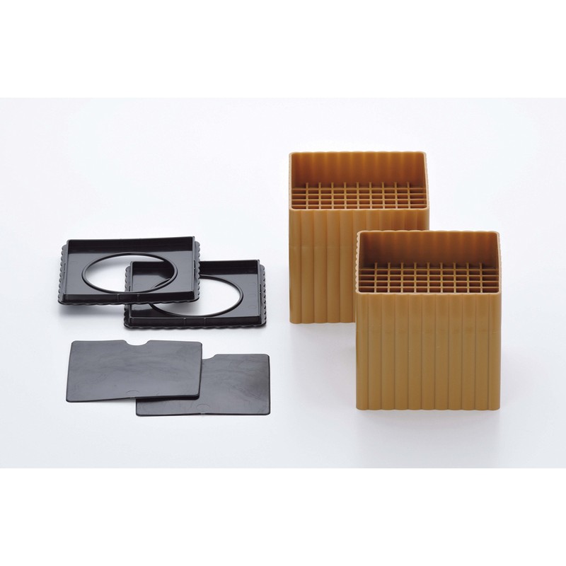 High Heel Plus S (Square) 2 Pack Caramel Brown