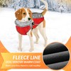 SlowTon Dog Jacket with Harness Built in - Waterproof Fleece