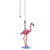 Dotlite Flamingo Ceiling Fan Pull Chain,Cute Realistic Flamingo Animal Fan