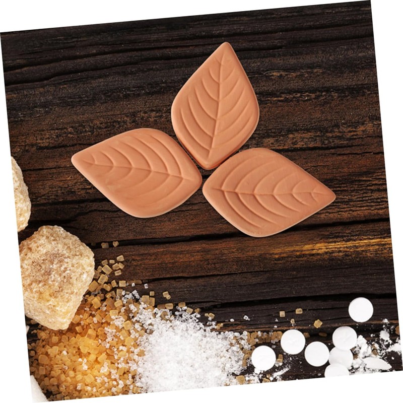 BIUDECO 4pcs Leaf Shaped Sugar Savers Reusable Brown Sugar Softener