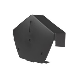 Timloc 99107 Black Dry Fix Verge System for Profiled Roof Tiles-Angled Ridge Cap