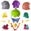 EVOTECH SCIENTIFIC Mini Human Skull Model, Didactic 15 Parts Palm-Sized