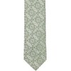 tiemart Pattern Slim 2.5" Necktie (Mint Green Emma Floral)
