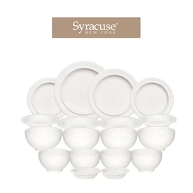 Syracuse maple honeymoon bowl 4 person home set 18p white / 시라쿠스 메이플 신혼 그릇 4인홈세트 18p 화이트