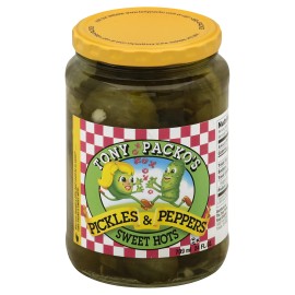 Tony Packos Pickle Pepper Sweet Hot 24 oz (Pack Of 12)
