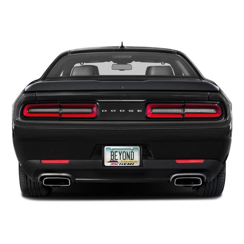 iPick Image for - 392 HEMI Mirror Chrome Metal License