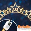 Light Up Star Headband Rhinestone LED Headbands Glow Party Hair