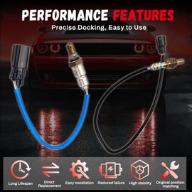 2Pcs 234-5038 234-4490 O2 Oxygen Sensor Upstream Downstream Compatible with 2010-2016 Ford F150 Fusion Explorer Escape Flex, 2013-2015 Lincoln MKT MKS MKZ