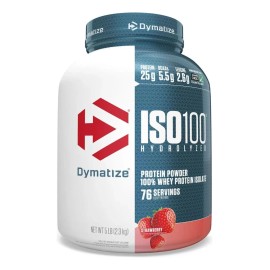 Proteina Iso 100 Dymatize Hidrolizada 2.3 kg Sabor Strawberry