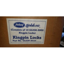 Holland Heavy Duty King Pin Trailer Lock w/ 2 Keys For Standard Fixed Kingpin