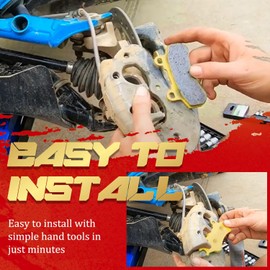 𝑵𝒆𝒘 Brake Pads for Can-Am Maverick X3, X3 R, X3 RR, X3 Max, X3 Max R, X3 Max RR 2017-2025, Front + Rear Ceramic Heavy Duty Replacement Brake Pads Kit