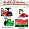 Costway 6V Battery Powered Kids Ride On Electric Train Set