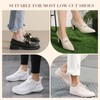 MANZI 5 Pairs Thin No Show Socks Invisible Low Cut