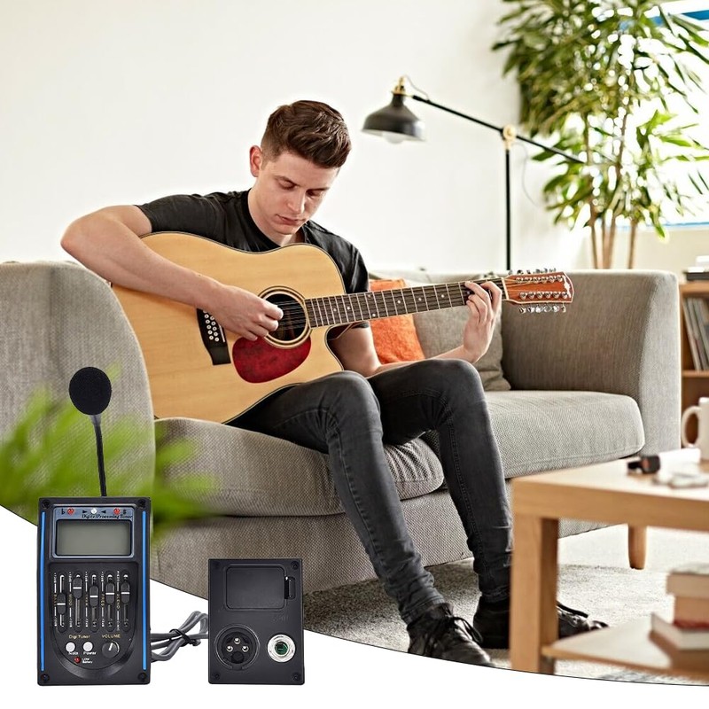 5 Band Acoustic Guitar Preamp, 1 Set EQ Equalizer Piezo