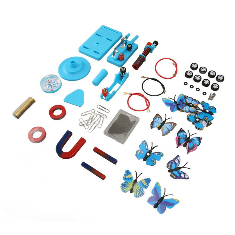 Science Magnet Set Physics Experiments Toys Kit Educational Interactive Electromagnet