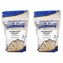 Shiloh Farms - Organic Garbanzo Beans - 15 Ounce Bag (Pack of 2)