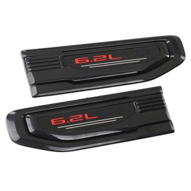 CHEDA Fender Vent Emblem Kit Compatible with GMC Sierra 1500 6.2L 2019-2024 2PCS