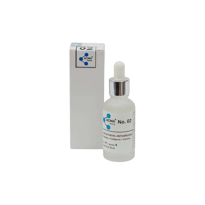 02– Serum Facial Antiarrugas para Día y Noche con Colágeno,